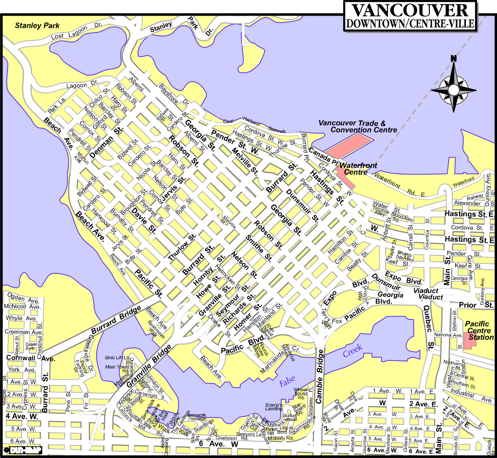 Vancouver-Haritası